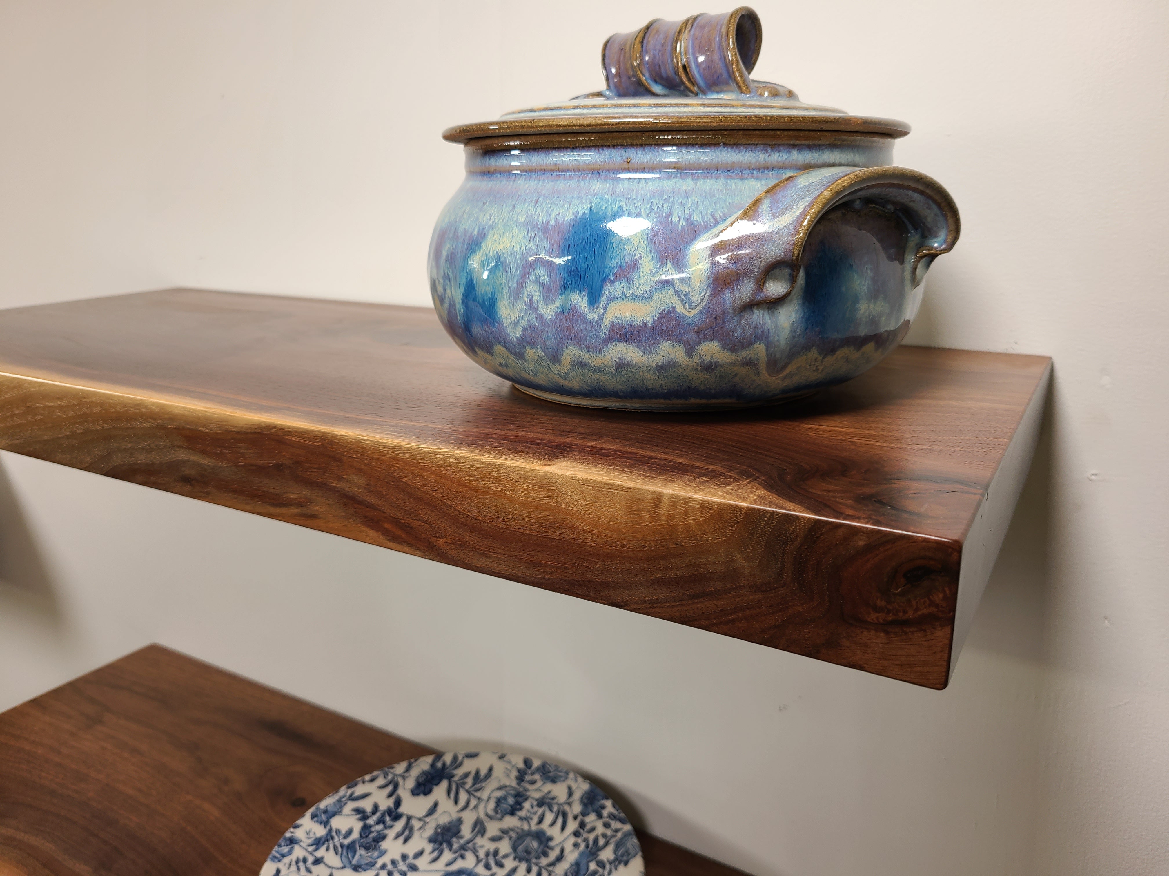 Wooden Kitchen Shelves, Wood Shelf, Custom Floating Shelves